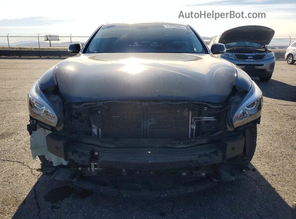 JN1BY1AP9HM740351 2017 INFINITI Q70 Black Widok z przodu