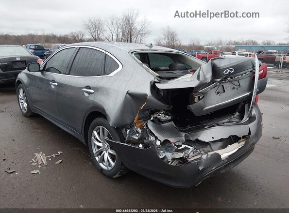 JN1BY1AP9JM180269 2018 INFINITI Q70 Серый Задняя левая четверть