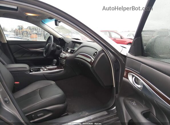 JN1BY1AP9JM180269 2018 INFINITI Q70 Серый Вид салона спереди
