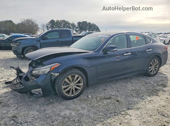 JN1BY1AP9KM505875 2019 INFINITI Q70 Blue Передня ліва чверть