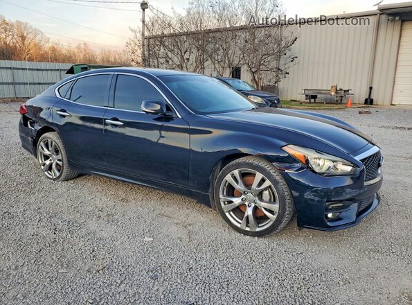 JN1BY1AR2HM770650 2017 INFINITI Q70 Черный Передняя правая четверть