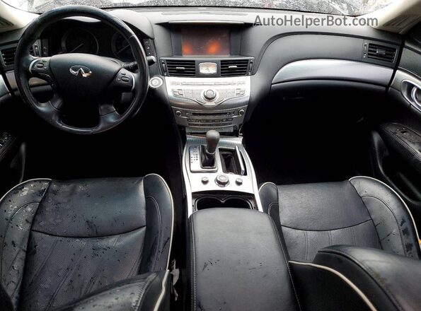 JN1BY1AR8HM770765 2017 INFINITI Q70 Черный Вид панели приборов