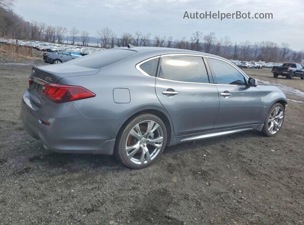 JN1BY1PR2HM210716 2017 INFINITI Q70L Серый Задняя правая четверть