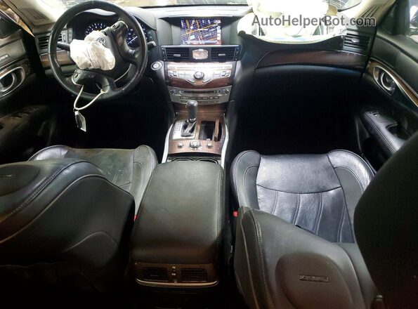 JN1BY1PR4HM210166 2017 INFINITI Q70L Синий Вид панели приборов