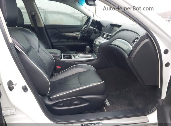 JN1BY1PR4HM210572 2017 INFINITI Q70L Белый Вид салона спереди