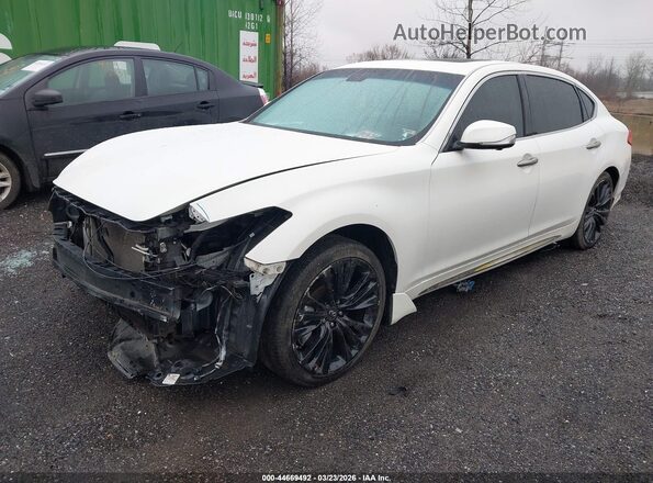JN1BY1PR4HM210572 2017 INFINITI Q70L Белый Передняя левая четверть