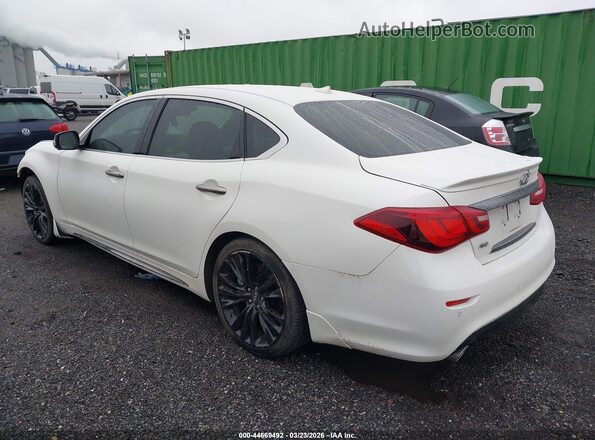 JN1BY1PR4HM210572 2017 INFINITI Q70L Белый Задняя левая четверть