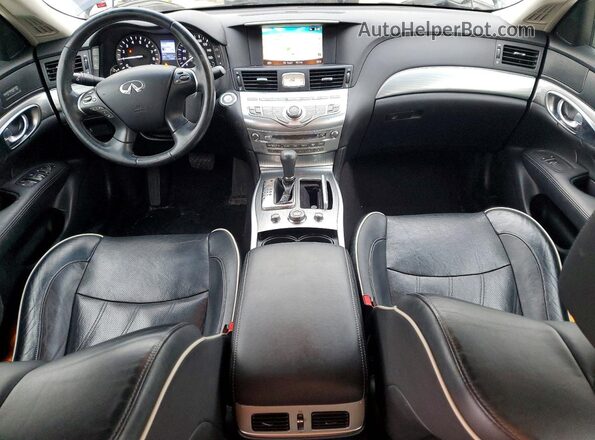 JN1BY1PR5KM720081 2019 INFINITI Q70L Синий Вид панели приборов