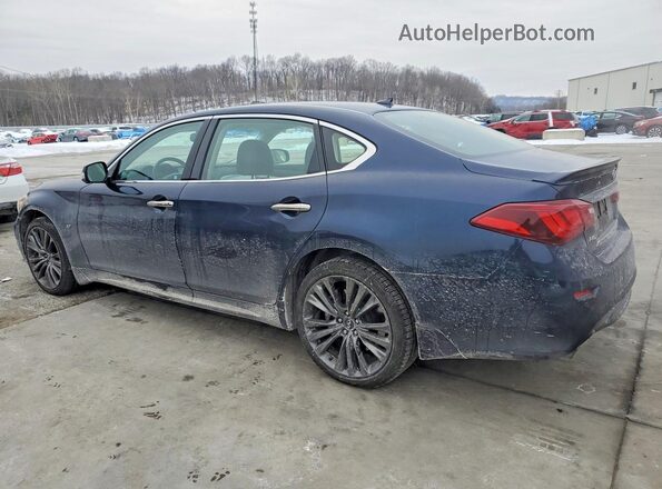 JN1BY1PR5KM720081 2019 INFINITI Q70L Синий Задняя левая четверть