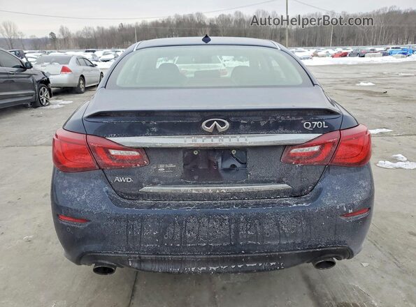 JN1BY1PR5KM720081 2019 INFINITI Q70L Синий Вид сзади