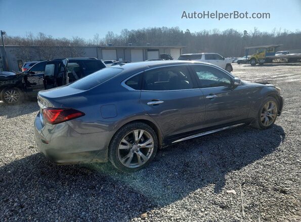 JN1BY1PRXKM725633 2019 INFINITI Q70L Серый Задняя правая четверть