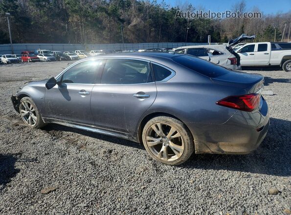 JN1BY1PRXKM725633 2019 INFINITI Q70L Серый Задняя левая четверть