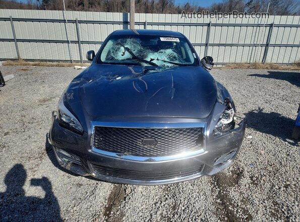 JN1BY1PRXKM725633 2019 INFINITI Q70L Серый Вид спереди