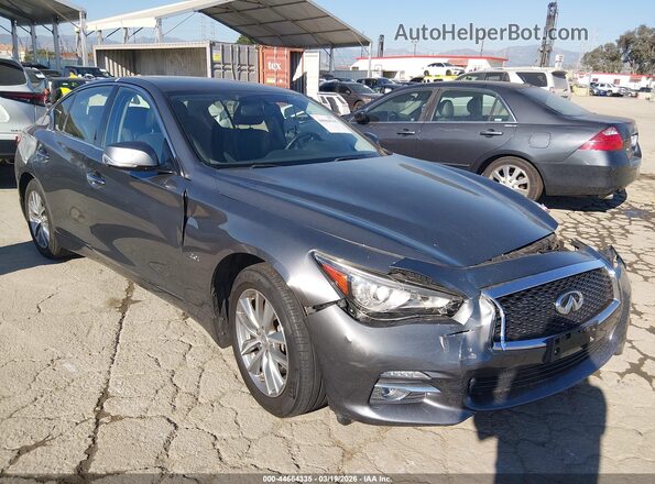 JN1CV7AP2GM202136 2016 INFINITI Q50 Серый Передняя правая четверть