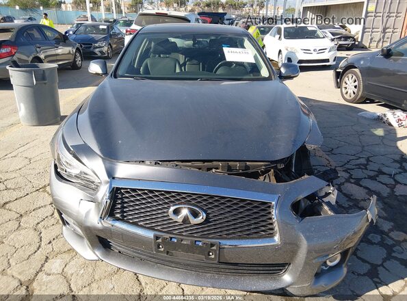 JN1CV7AP2GM202136 2016 INFINITI Q50 Серый Вид задней части салона