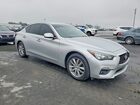 2018 Infiniti Q50 2.0t Pure Серебряный vin: JN1CV7AP6JM240198