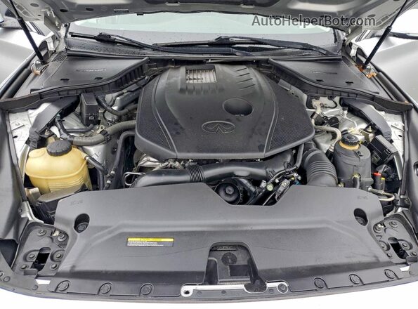 JN1CV7AP6JM240198 2018 INFINITI Q50 Серебряный Вид задней части салона