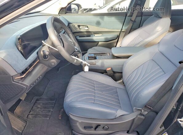 JN1DF0CD4RM736382 2024 NISSAN ARIYA Black წინა სალონის ხედი