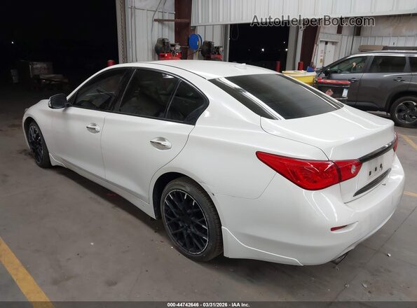 JN1EV7AP0HM731580 2017 INFINITI Q50 White Trasero izquierdo