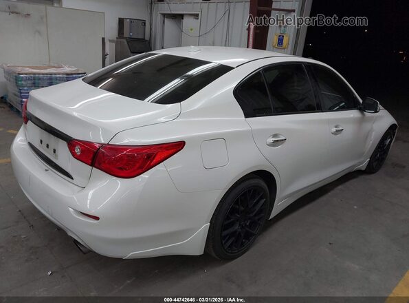 JN1EV7AP0HM731580 2017 INFINITI Q50 White Trasero derecho
