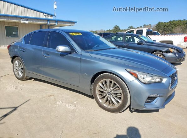 JN1EV7AP0JM355324 2018 INFINITI Q50 Серебряный Передняя правая четверть