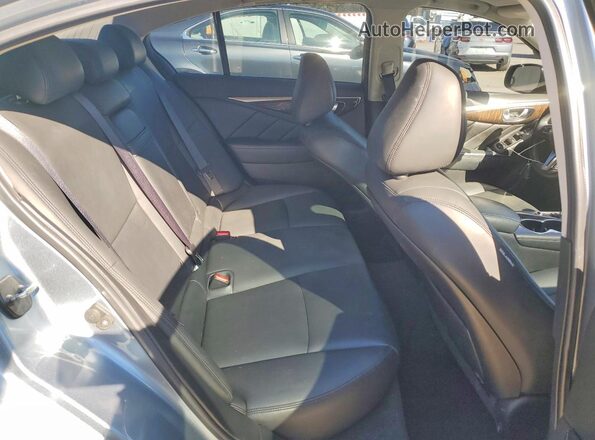 JN1EV7AP0JM355324 2018 INFINITI Q50 Серебряный Вид задних сидений