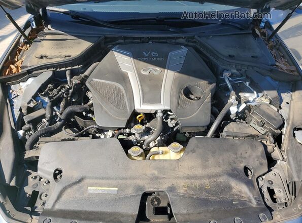 JN1EV7AP0JM355324 2018 INFINITI Q50 Серебряный Вид задней части салона