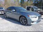 2018 Infiniti Q50 3.0t Luxe Light Blue vin: JN1EV7AP0JM590645