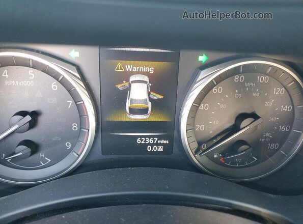 JN1EV7AP0KM514621 2019 INFINITI Q50 Black Vista del cuadro de instrumentos