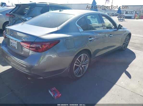 JN1EV7AP0KM543813 2019 INFINITI Q50 Серый Задняя правая четверть