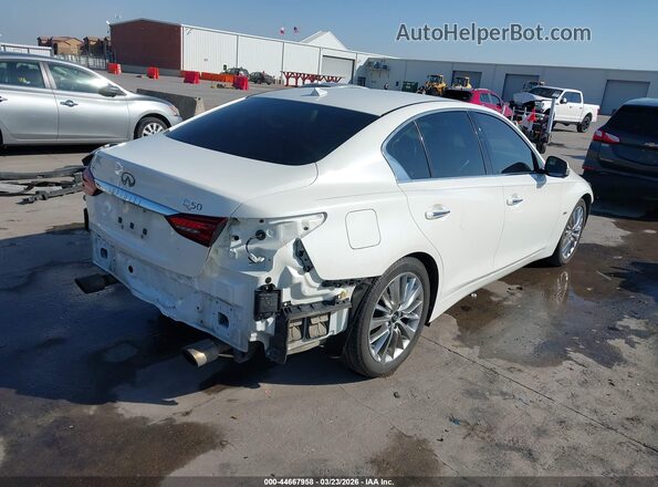 JN1EV7AP0LM203725 2020 INFINITI Q50 Белый Задняя правая четверть