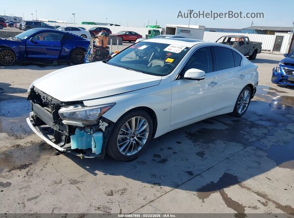 JN1EV7AP0LM203725 2020 INFINITI Q50 Белый Передняя левая четверть