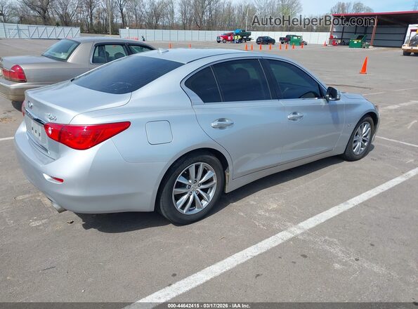JN1EV7AP1HM733936 2017 INFINITI Q50 Серебряный Задняя правая четверть