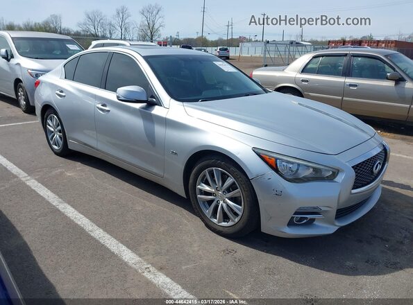 JN1EV7AP1HM733936 2017 INFINITI Q50 Серебряный Передняя правая четверть