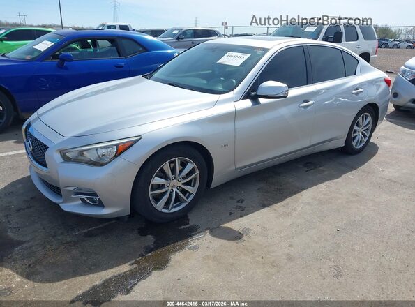 JN1EV7AP1HM733936 2017 INFINITI Q50 Серебряный Передняя левая четверть