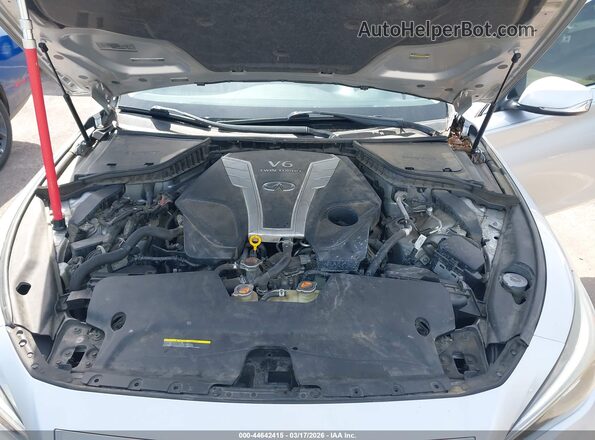 JN1EV7AP1HM733936 2017 INFINITI Q50 Серебряный Вид сзади