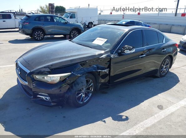 JN1EV7AP2HM741320 2017 INFINITI Q50 Черный Передняя левая четверть