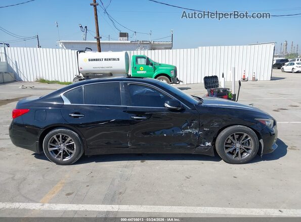 JN1EV7AP2HM741320 2017 INFINITI Q50 Черный Вид задней части салона