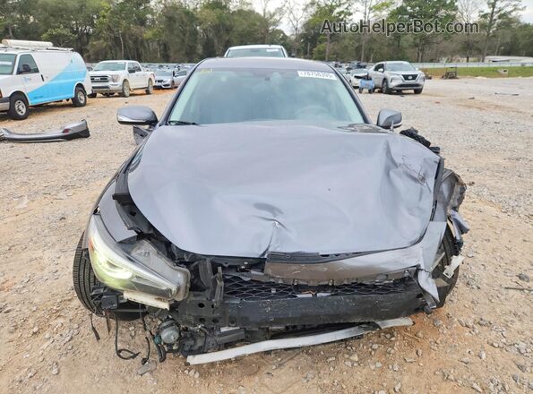 JN1EV7AP2KM518895 2019 INFINITI Q50 Серый Вид спереди