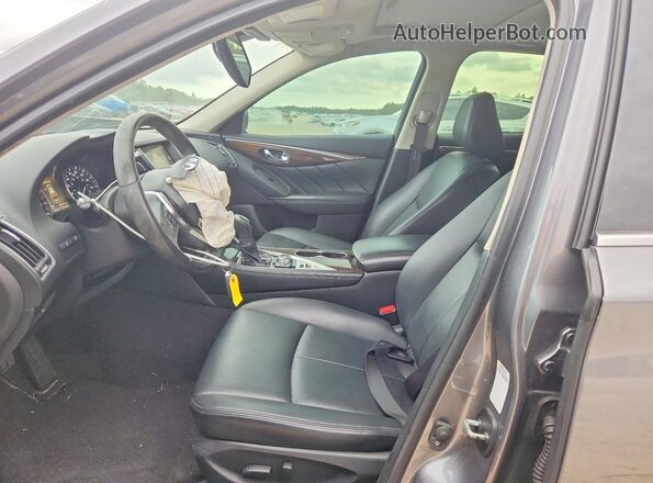 JN1EV7AP2KM518895 2019 INFINITI Q50 Серый Вид салона спереди