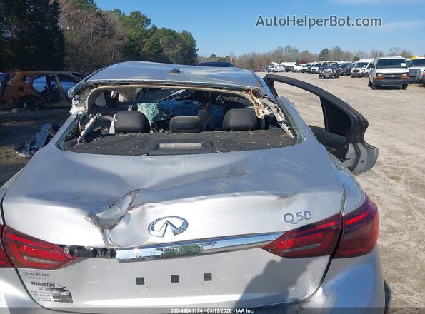 JN1EV7AP3JM357049 2018 INFINITI Q50 Silver 