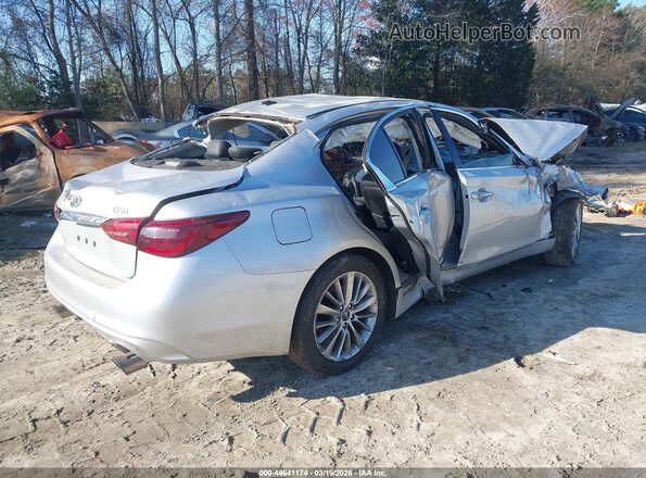 JN1EV7AP3JM357049 2018 INFINITI Q50 Silver Задня права чверть