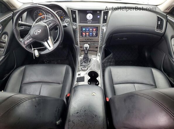 JN1EV7AP3KM510322 2019 INFINITI Q50 White Widok deski rozdzielczej