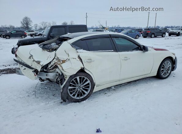 JN1EV7AP3KM510322 2019 INFINITI Q50 White Tył prawy