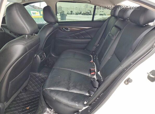 JN1EV7AP3KM510322 2019 INFINITI Q50 White Widok tylnych siedzeń