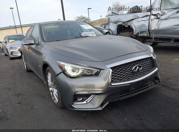 JN1EV7AP3KM542736 2019 INFINITI Q50 Gray Vista del cuadro de instrumentos