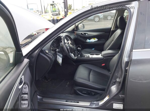 JN1EV7AP3KM542736 2019 INFINITI Q50 Gray Vista interior delantera