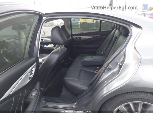 JN1EV7AP3KM542736 2019 INFINITI Q50 Gray Vista de la etiqueta del VIN