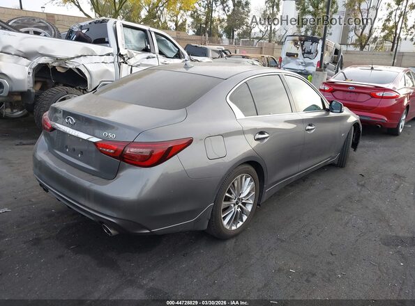 JN1EV7AP3KM542736 2019 INFINITI Q50 Gray Trasero derecho