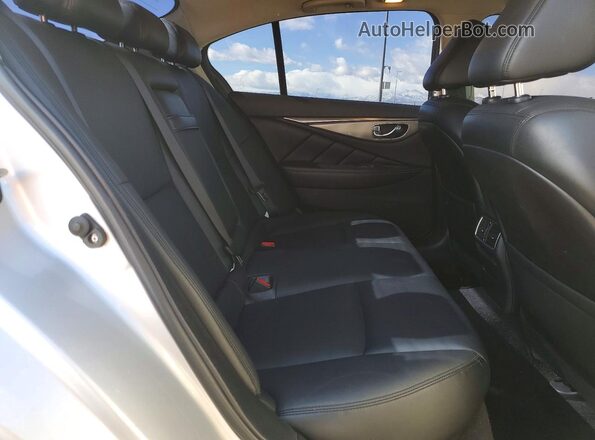 JN1EV7AP4HM744431 2017 INFINITI Q50 Silver Вид задніх сидінь
